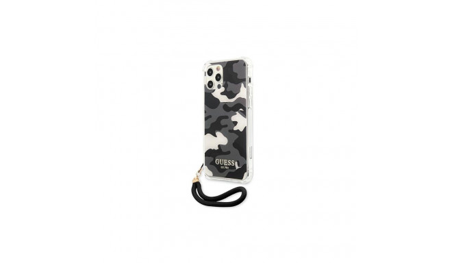 Guess GUHCP12LKSARBK iPhone 12 Pro Max 6.7" black/black hardcase Camo Collection