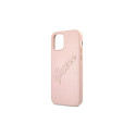 Guess GUHCP12LRSAVSRG iPhone 12 Pro Max 6.7" pink/pink hardcase Saffiano Vintage Script