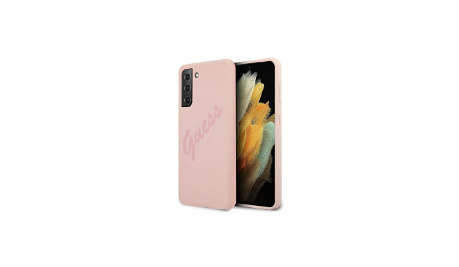 Guess GUHCS21MLSVSPI S21+ G996 pink/pink hardcase Script Vintage