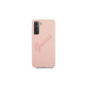 Guess GUHCS21MLSVSPI S21+ G996 pink/pink hardcase Script Vintage