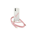 Guess GUHCP12SCRTVSPI iPhone 12 mini 5.4" pink/pink hardcase Script Vintage