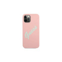 Guess GUHCP12LLSVSPG iPhone 12 Pro Max 6.7" rose green/green pink hardcase Silicone Vintage