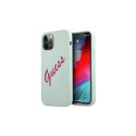 Guess GUHCP12LLSVSBF iPhone 12 Pro Max 6.7" blue fuchsia/blue fuschia hardcase Silicone Vintage