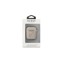 Guess GUACA2LSVSGP AirPods cover gray pink/grey pink Silicone Vintage