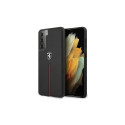 Ferrari FEOSIHCS21SBK S21 G991 black/black hardcase Off Track Leather Nylon Stripe