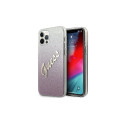 Guess GUHCP12LPCUGLSPI iPhone 12 Pro Max 6.7" pink/pink hardcase Glitter Gradient Script