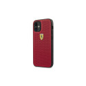 Ferrari FESPEHCP12SRE iPhone 12 mini 5.4" red/red hardcase On Track Perforated