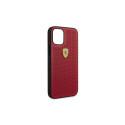 Ferrari FESPEHCP12SRE iPhone 12 mini 5.4" red/red hardcase On Track Perforated