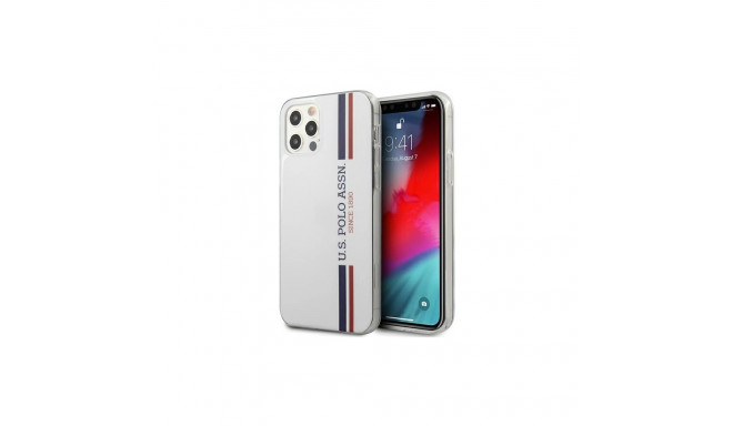 US Polo USHCP12LPCUSSWH iPhone 12 Pro Max 6,7" biały/white Tricolor Collection