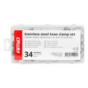 Klambrite komplekt 34 tk, roostevaba metall