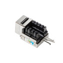 KEYSTONE MODULE RJ45->LSA CAT.6 FTP 90° LANBERG TO THE MOUNTING BOX