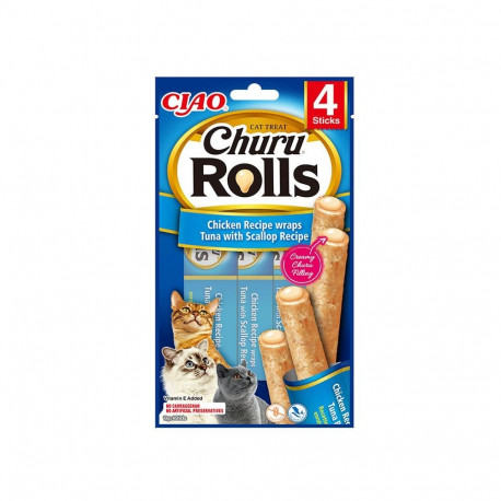 Churu Rolls kassimaius kana, tuunikala ja kammkarbiga 4x10g