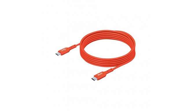 "CLUB 3D USB2 Type-C kahesuunaline kaabel andmed 480Mb PD 240W 48V/5A EPR M/M 2m/6.56ft"