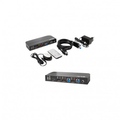 CLUB 3D DISPLAYPORT/HDMI KVM SWITCH FOR DUAL DISPLAYPORT 4K60HZ