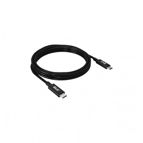 CLUB 3D kaabel USB4 GEN3X2 TYPE-C kahesuunaline 8K60HZ DATA 40GBPS PD 240W 48V/5A EPR M/M 2M/6.56FT