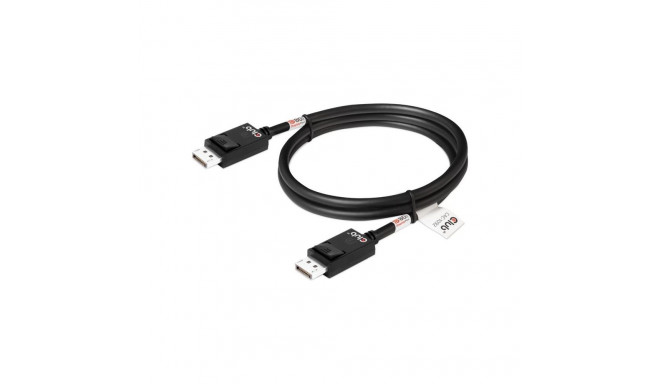Club 3D DisplayPort 2.1 kahesuunaline VESA DP80 sertifitseeritud kaabel 4K240Hz 8K60Hz või 10K60Hz M