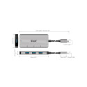 CLUB 3D USB GEN2 TYPE-C TO 10GBPS 4XUSB TYPE-A ALUMINIUM CASING HUB