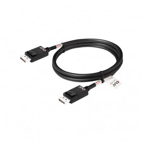 CLUB 3D DisplayPort 2.1 Bi-Directional VESA DP80 Certified Cable 4K120Hz 8K60Hz or 10K30Hz M/M 1.2m/