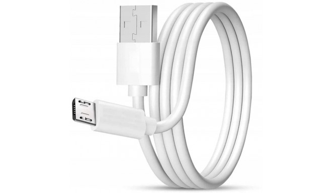 Setty cable USB - microUSB 1,0 m 2A white