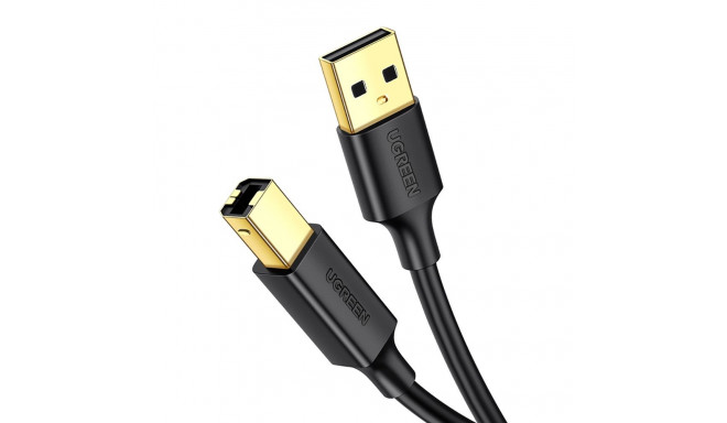 Ugreen USB tüüp B printeri kaabel (isane) - USB 2.0 (isane) 480 Mbps 2 m must (US135 20847)