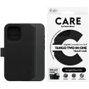 Kaardivahega mobiiliümbris PanzerGlass iPhone 16 Pro Wallet Tango 2in1 MagSafe, must