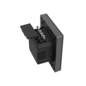 Smart WiFi wall switch SONOFF M5-3C-80 (3-channel, for frame, graphite)
