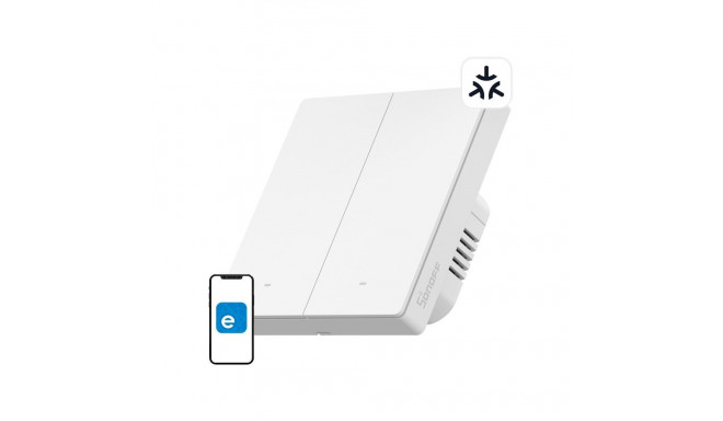 SONOFF M5-2C-86W WiFi Matter smart wall switch (2-channel)