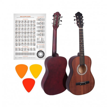 NN AG 34 1/2 ACOUSTIC GUITAR FOR LEARNING TO PLAY MATTE