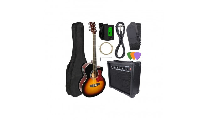 V-TONE EAG SET SB electroacoustic guitar. + amplifier