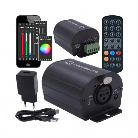 CHROMATEQ CLUB 512 DMX controller interface + remote control