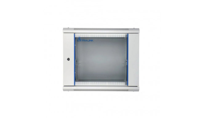 Extralink Rackmount cabinet 9U 600x600 Gray wall mounted
