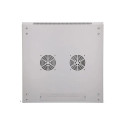 Extralink Rackmount cabinet 9U 600x600 Gray wall mounted