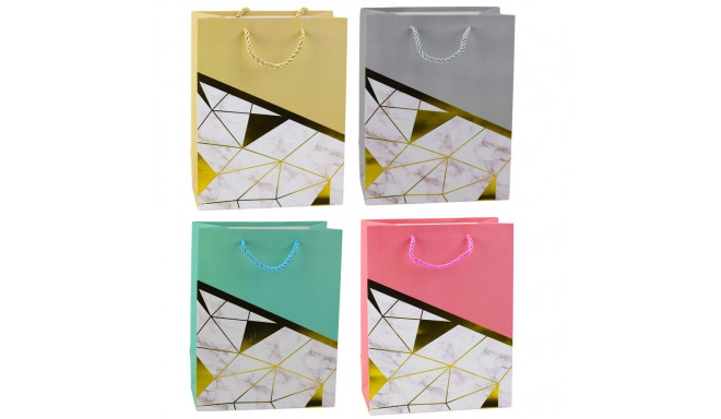 torba mustritega geomeetriline marmor 23 x 18 x 10,5 cm