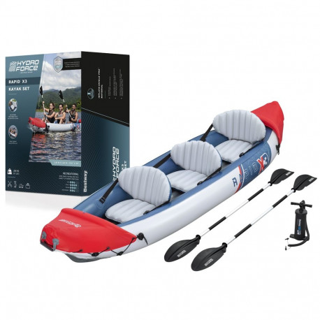 Bestway täispuhutav kajak 65132 kolmekohaline 381x100cm