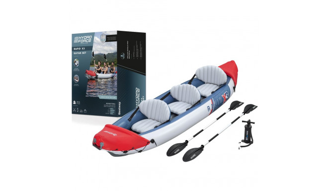 Kajak Dmuchany Trzyosobowy 381 x 100 cm Bestway 65132