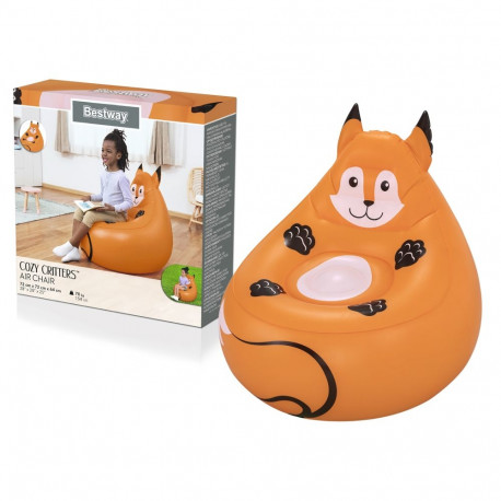 Bestway 75116 täispuhutav tugitool rebane 72 x 72 x 64 cm