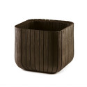 Doniczka Keter Cube Wood Planter M brązowa