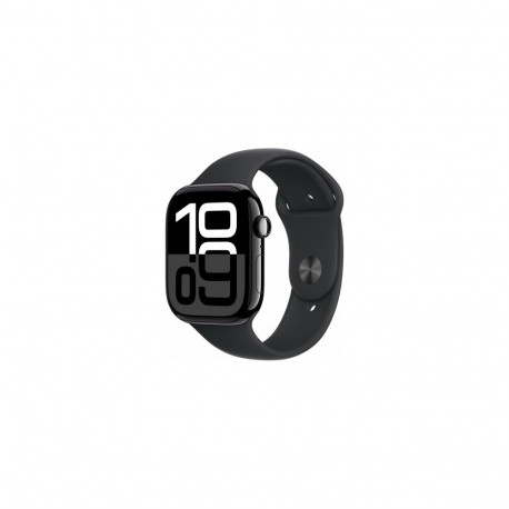 Apple Watch Series 10 Cellular 46mm Jet Black/Black Band - S/M