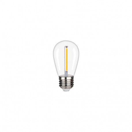Visional LED Dimmable filament bulb E27, S14, 1W, 100lm, 3000K, 360°