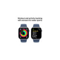 Apple Watch Series 10 Cellular 46mm Silver/Denim Band - S/M