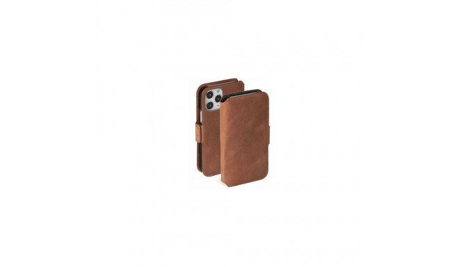 Krusell "Sunne Phone Wallet iPhone 12 Pro Max" Vintage Cognac