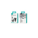 Usams US-CC192 60W + USB Type-C Spring Cable 30W Black