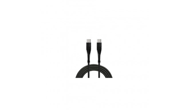 Fusion Accessories "Fishbone USB-C  USB-C  65W / 3A / 1.5m" Black