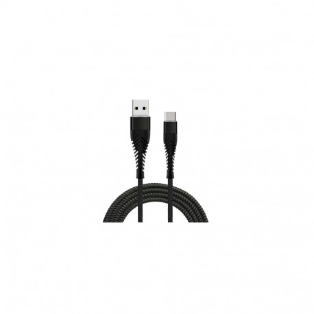 Fusion Accessories "Fishbone USB-A to USB-C 30W / 3A / 1.5m" Black