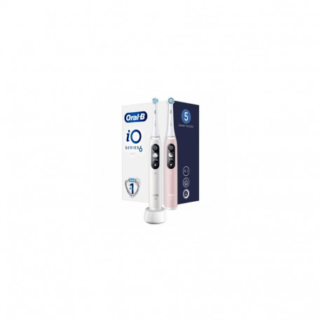 Oral-B iO6 Series Duo White/Pink Sand