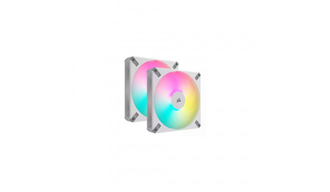 Corsair iCUE AF140 RGB Elite 140 mm PWM Dual Fan Kit CO-9050160-WW White