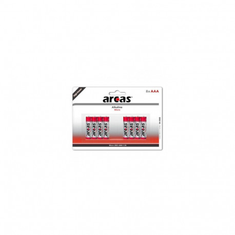 Arcas Alkaline 1,5V LR03/AAA, 8(4+4) pack