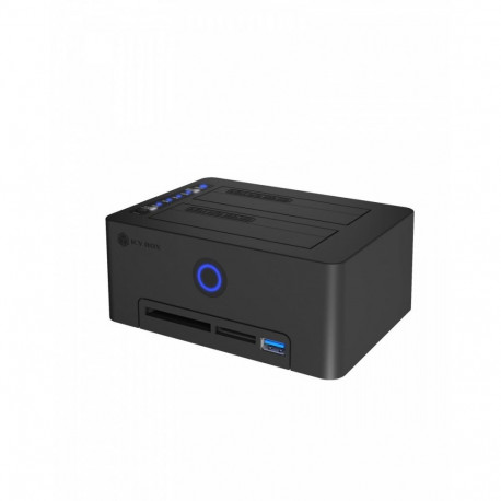 IB-1233CL-CR 2x 2.5/3.5 SSD/HDD, card reader