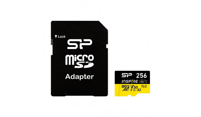 Memory card microSDXC Inspire 256GB UHS-I U3 A2 V30 4K TLC