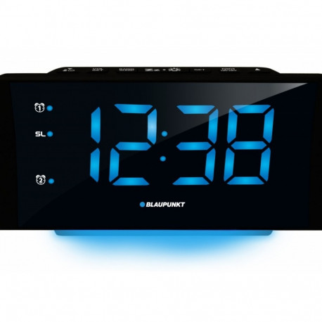 The Blaupunkt CR80USB is a versatile digital clock radio designed for modern conven